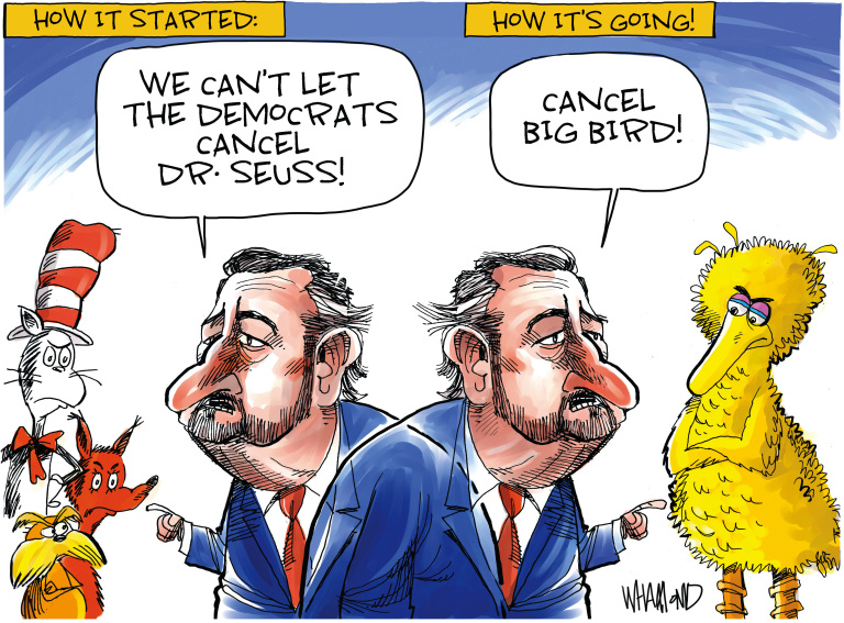 Political Cartoon.