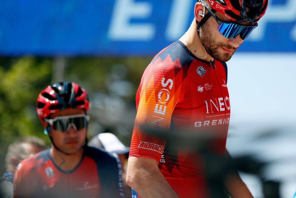 SAN JUAN ARGENTINA JANUARY 22 Filippo Ganna of Italy and Team INEOS Grenadiers prior to the 39th Vuelta a San Juan International 2023 Stage 1 a 1439km stage from San Juan to San Juan on January 22 2023 in San Juan Argentina Photo by Maximiliano BlancoGetty Images
