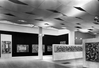 Jackson Pollock exhibition, 1958 at the Whitechapel Gallery