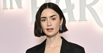 Lily Collins attends the &quot;Emily In Paris&quot; Netflix Photocall at La Samaritaine on September 12, 2024 in Paris, France