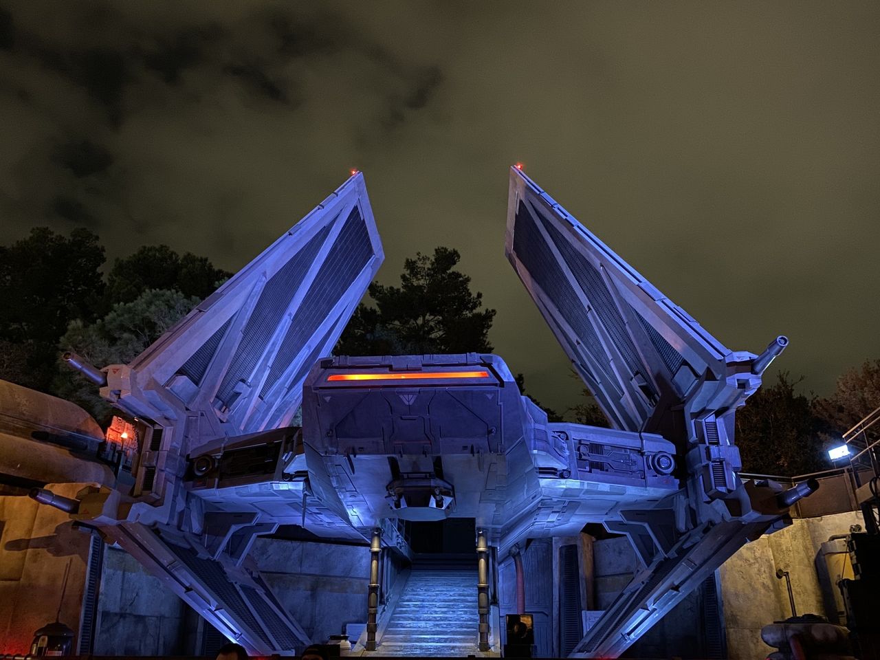 Kylo Ren's tie fighter with Night Mode