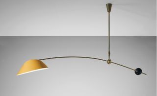 A counterbalance ceiling light