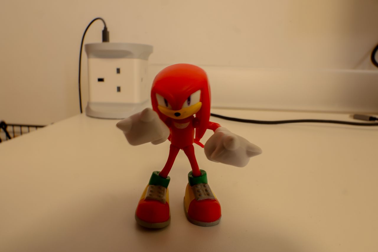 A photo of a figurine taken on a Canon EOS R5 Mark II camera.