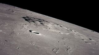 Image showing a section of the moon