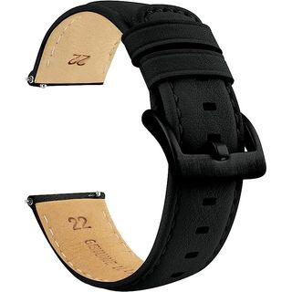 Barton Water-Resistant Leather Quick Release Watch Band
