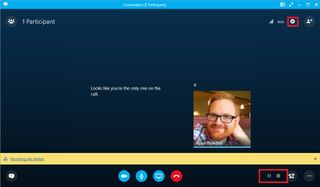 Skype record call