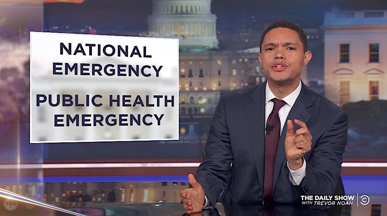 Trevor Noah explains where Trump fell short on opioids