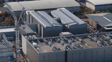 A telephoto shot of a UK data center in Slough.