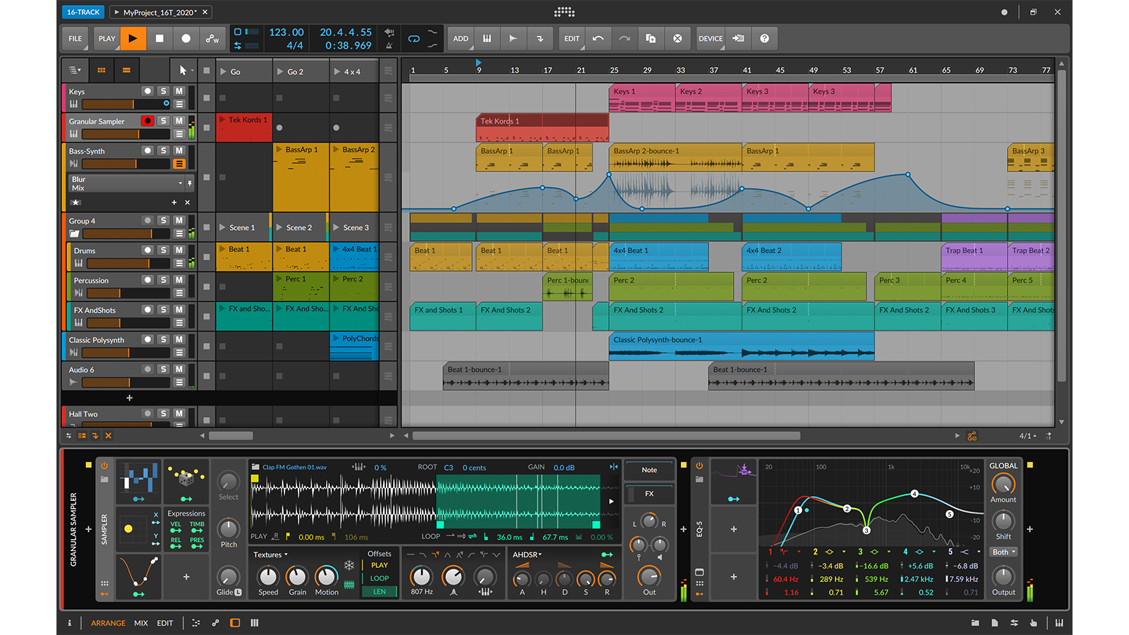 Best beginner DAWs: Bitwig Studio 16-track