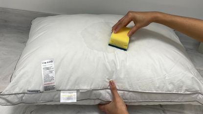 Can you wash memory foam pillows being hand and spot cleaned