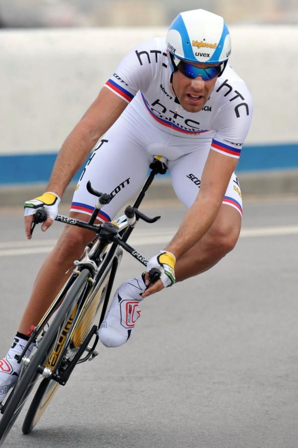 Czech time trial Champion Frantisek Rabon (HTC-Columbia)