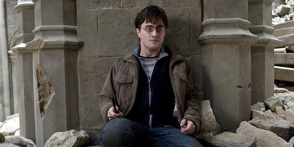 Daniel Radcliffe as Harry Potter in The Deathly Hallows Part 2