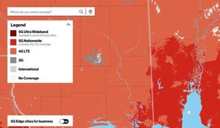 Verizon Coverage Map Sample
