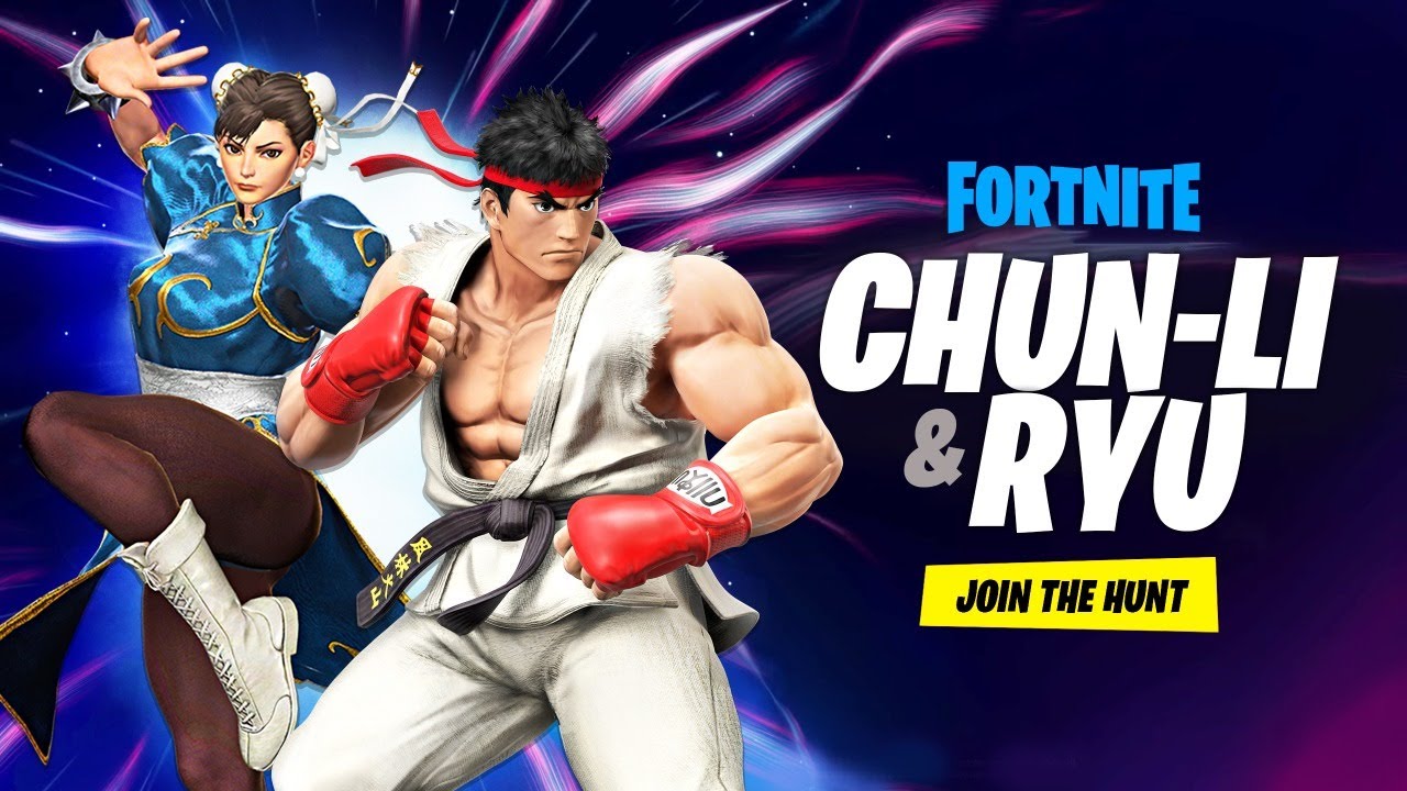 Street Fighter Fortnite Ryu Fortnite Gets Street Fighter S Ryu And Chun Li Gamesradar