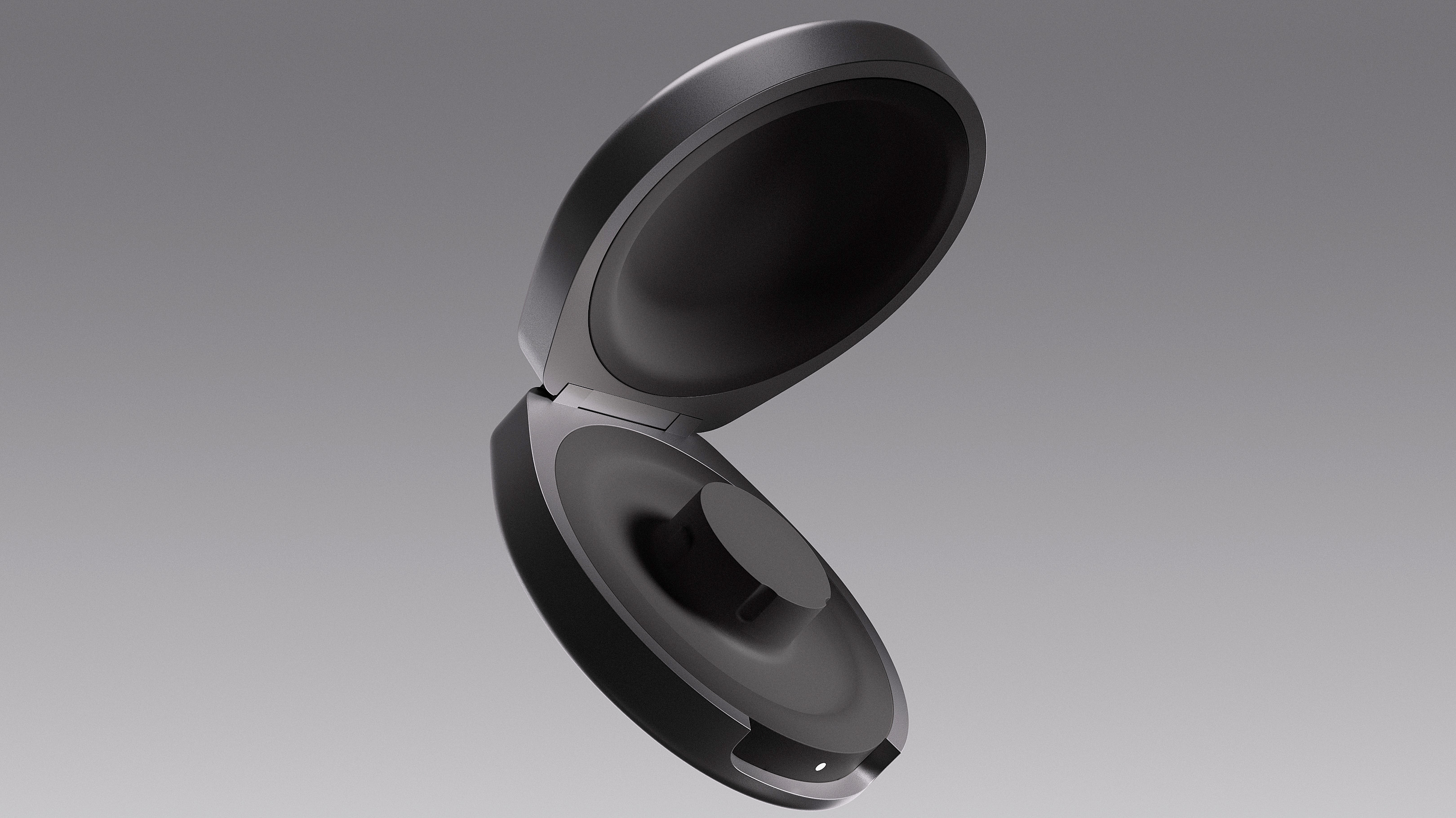 Oura Ring Charging Case shown open
