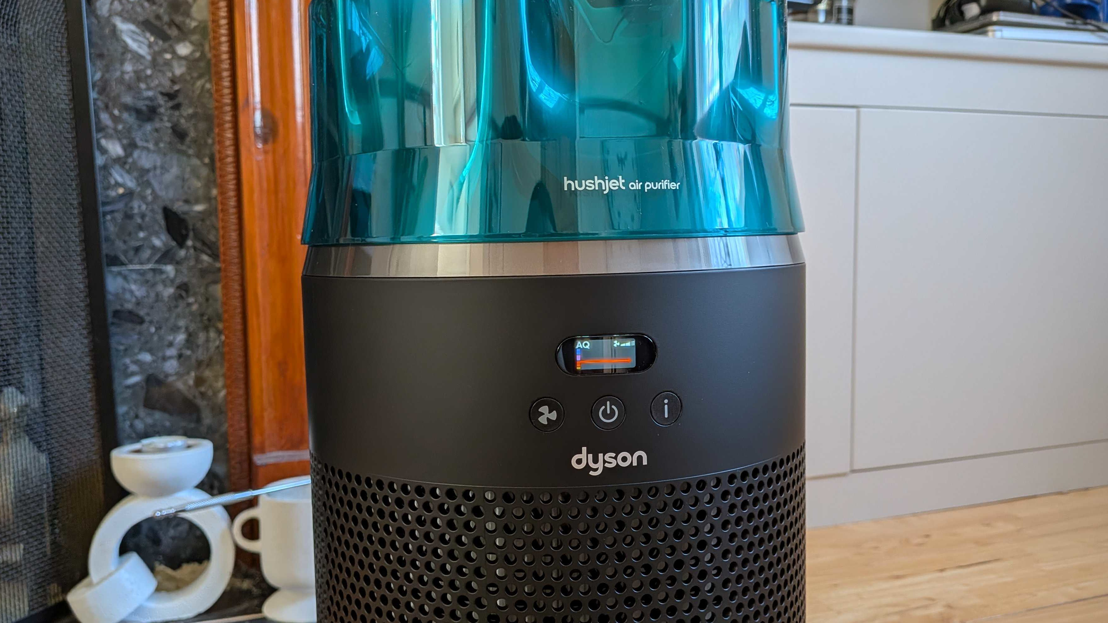 Dyson HushJet Air Purifier air quality readings
