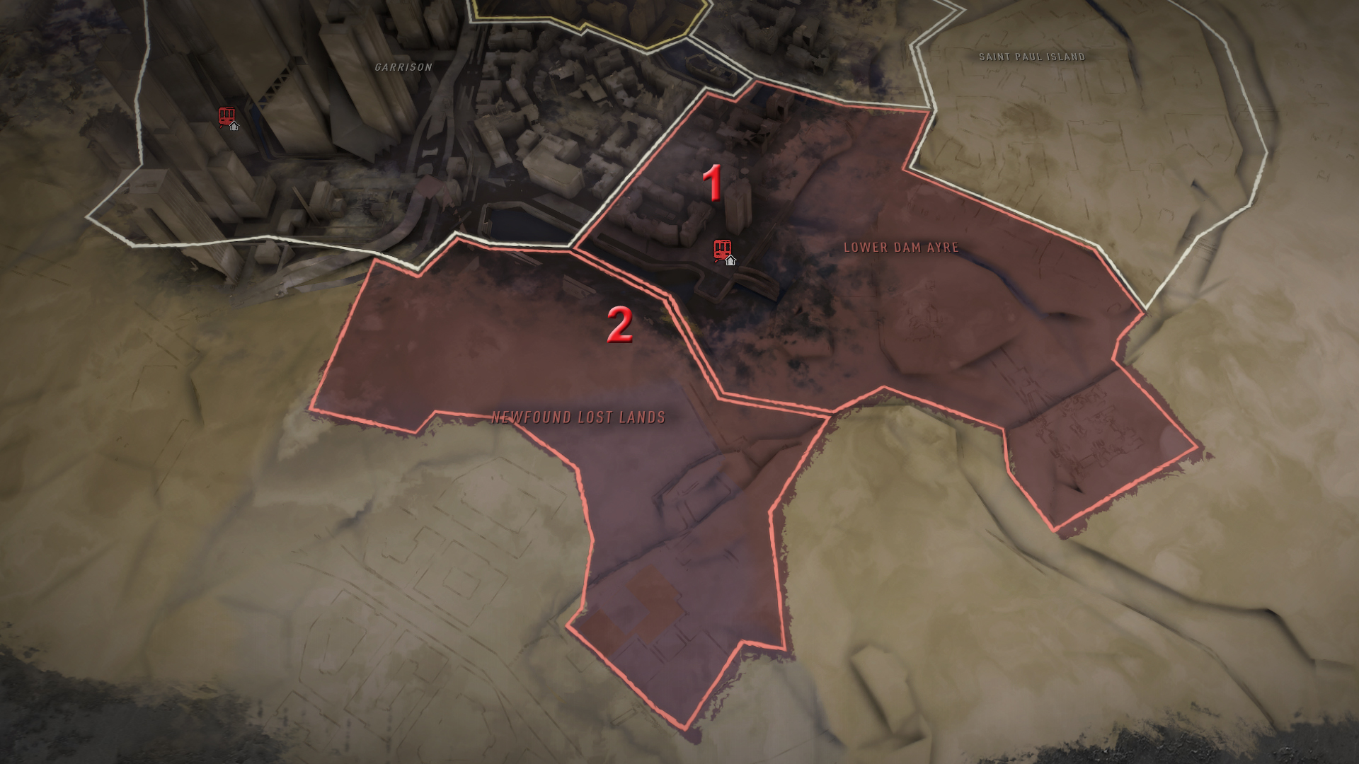 dying light 2 inhibitors locations - central loop south