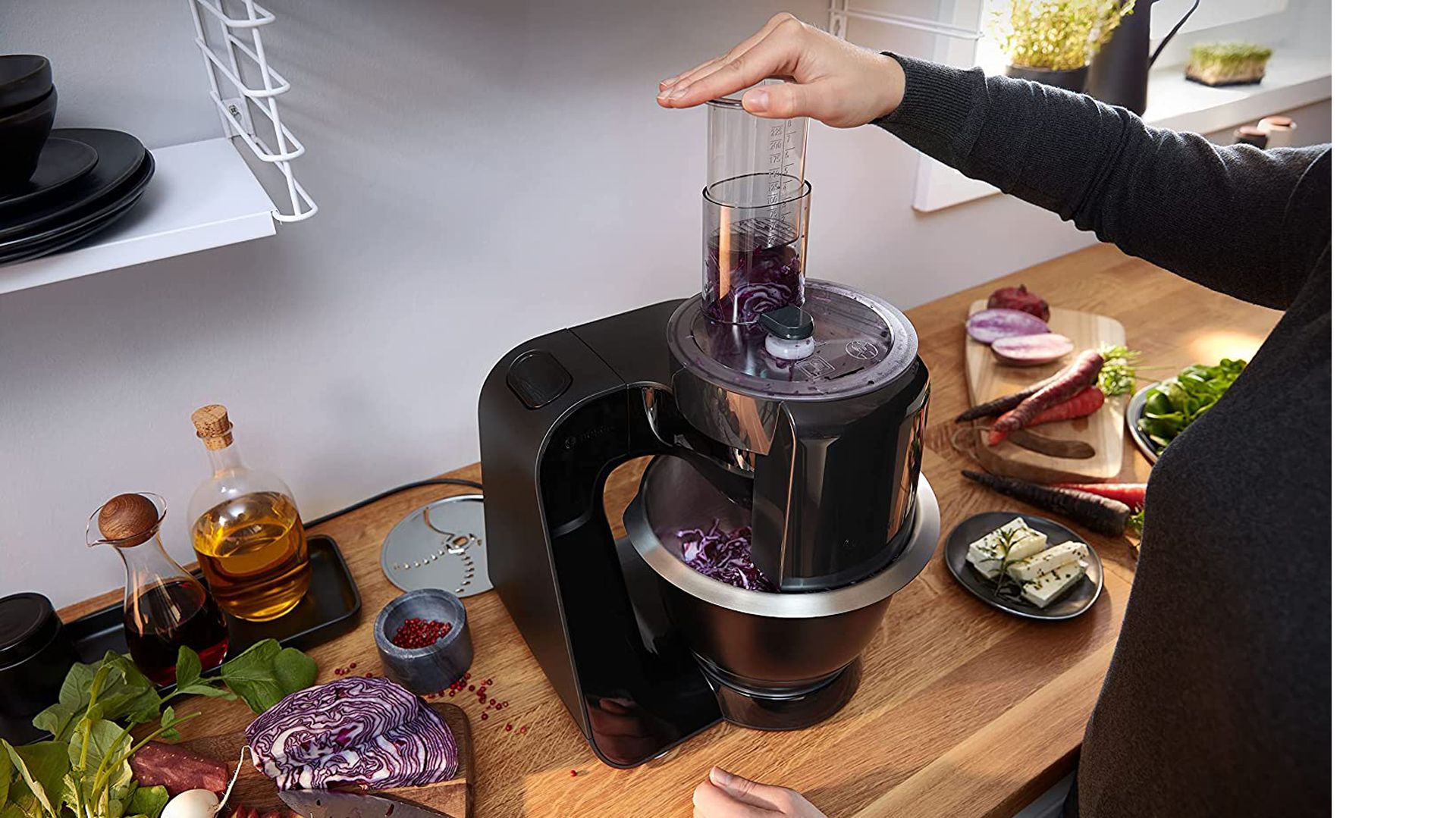 Bosch MUM59340GB Kitchen Machine review superb food processor is also a stand mixer T3