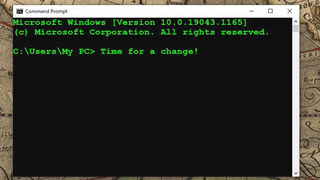 How to change Command Prompt color in Windows 10