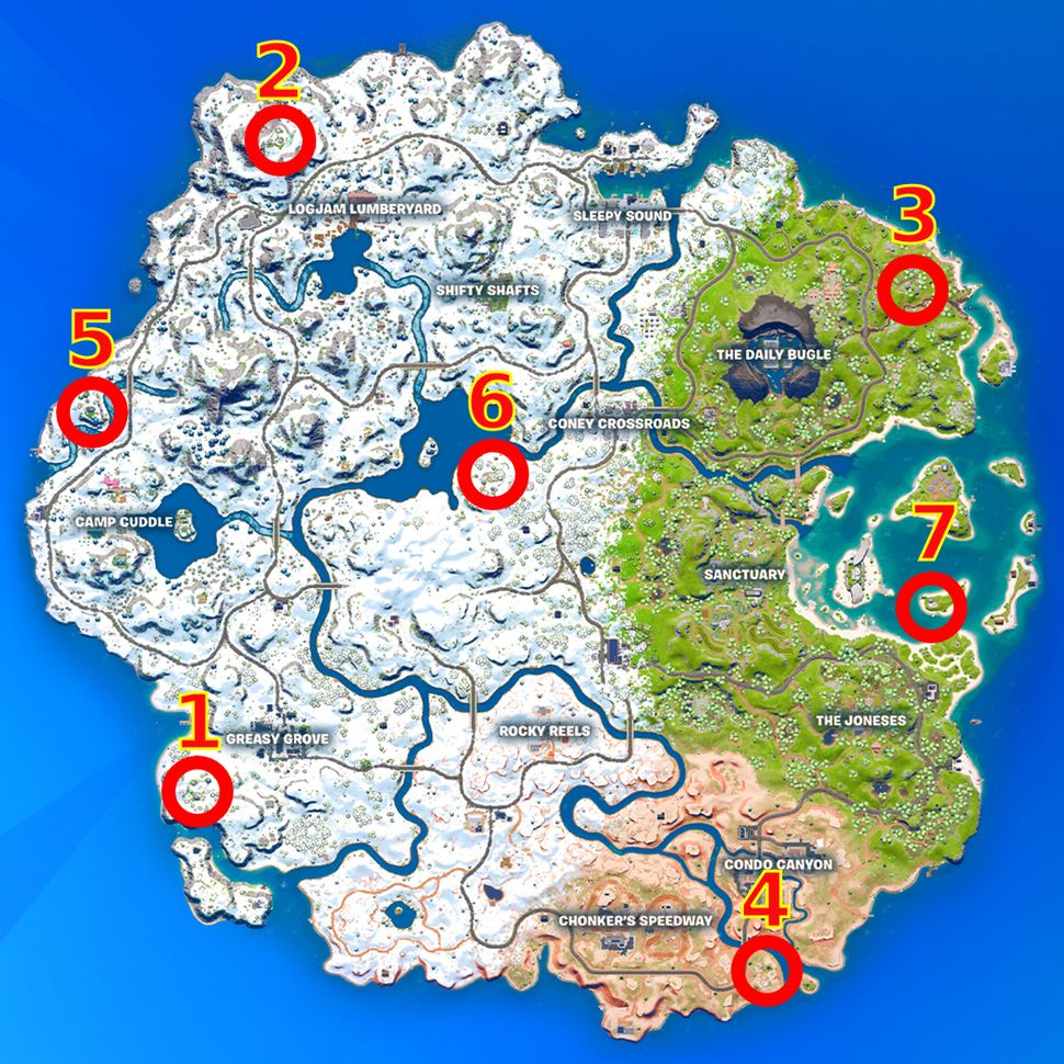 All Fortnite vault locations in Chapter 3 Season 1 GamesRadar+