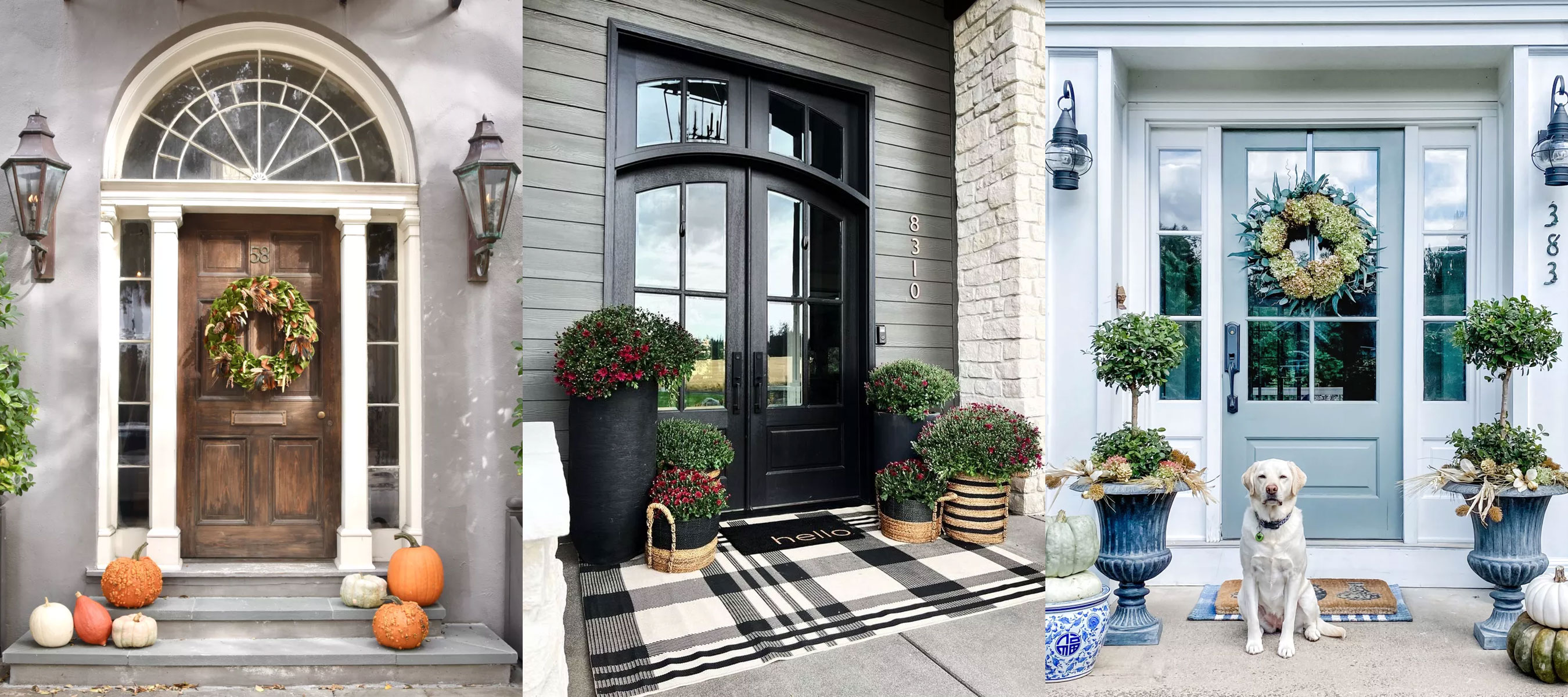 8 Welcome Mats to Refresh Your Porch for Fall