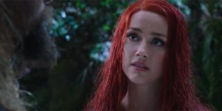 Amber Heard's Mera talking to Aquaman