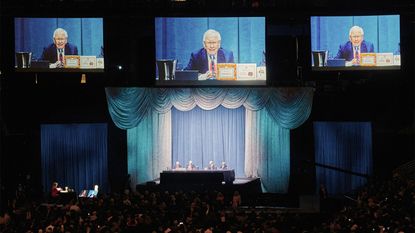 Warren Buffett at the Berkshire Hathaway AGM