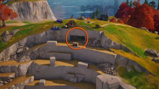 Fortnite Cipher Quests Encrypted 4 location in Shattered Slabs
