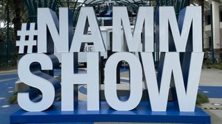 NAMM sign