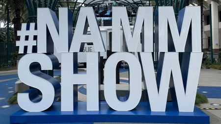 NAMM sign