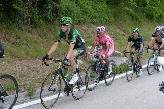 Pierre Rolland (Team Europcar) and Nairo Quintana (Movistar)