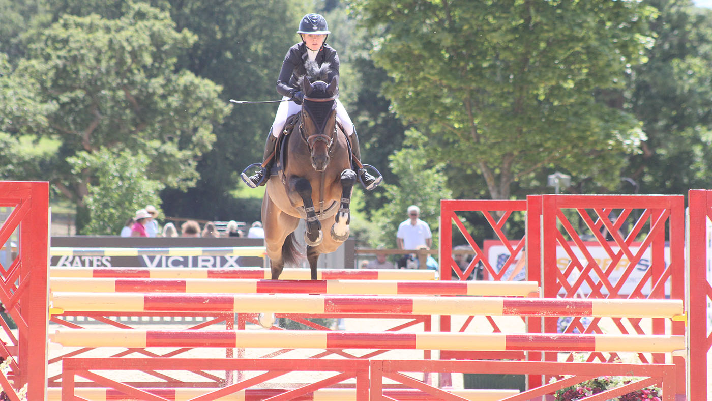 Kirstie Leightley at Hickstead 1