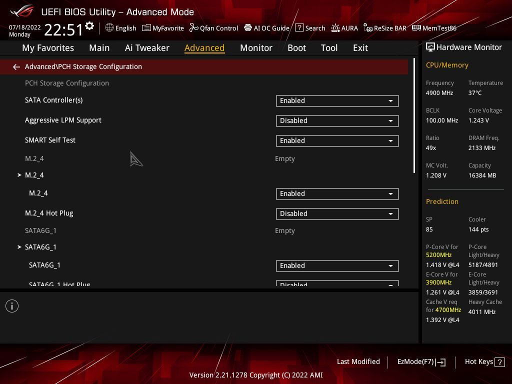 Asus ROG Strix Z690-A Gaming WIFI D4