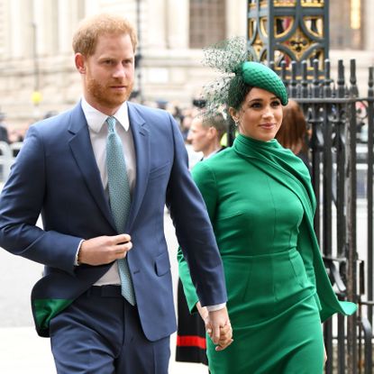 london, england march 09 prince harry, duke of sussex and meghan, duchess of sussex attend the commonwealth day service 2020 at westminster abbey on march 09, 2020 in london, england photo by karwai tangwireimage