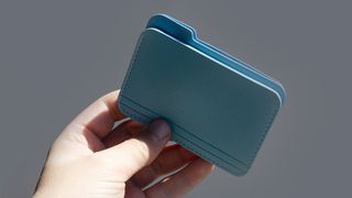 A wallet designed to look like a Mac Untitled Folder