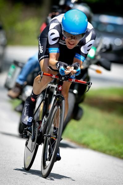 Dave Zabriskie (Garmin-Cervelo) showing his strong TT skills.
