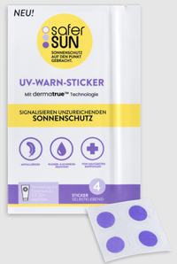 Safer Sun Start Package of 4 Stickers | £3.25