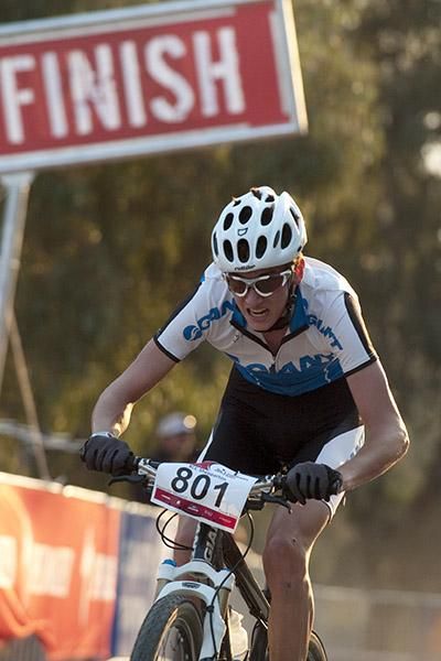 Alexander Meyland made the race his own in the sport male category.