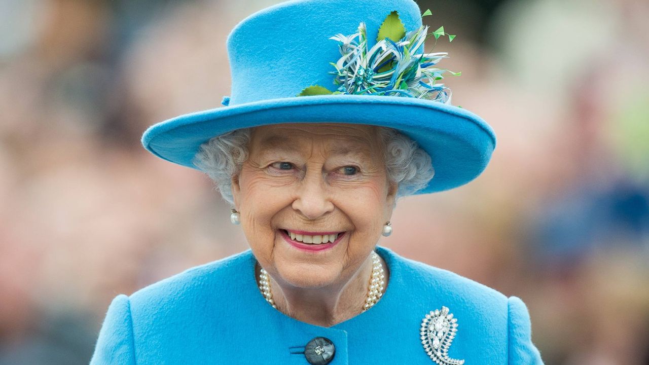 Queen Elizabeth II tours Queen Mother Square