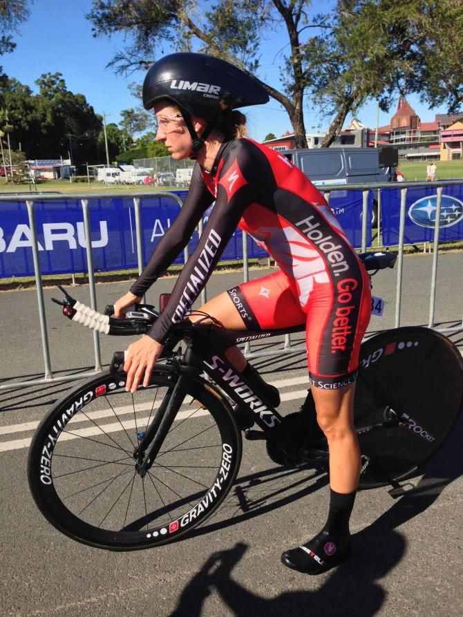 Miranda Griffiths (Holden Racing) couldn't retain the lead at the end of the TT