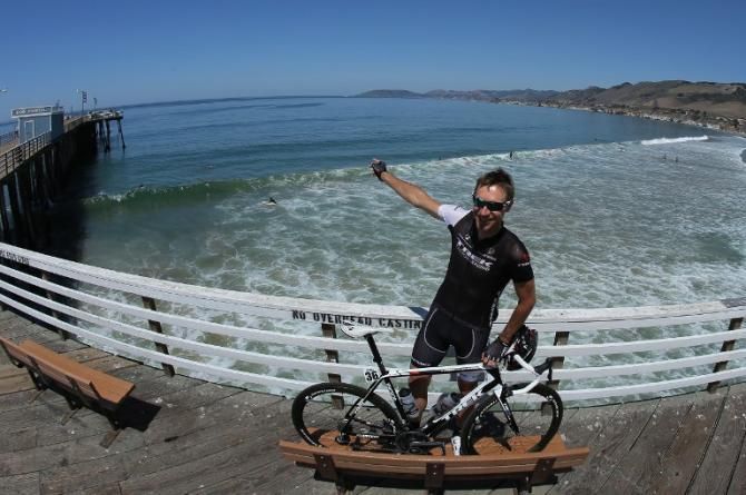 Jens Voigt takes time out at the Tour of California