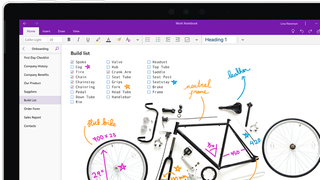 Best note-taking apps: Screengrab of Microsoft OneNote