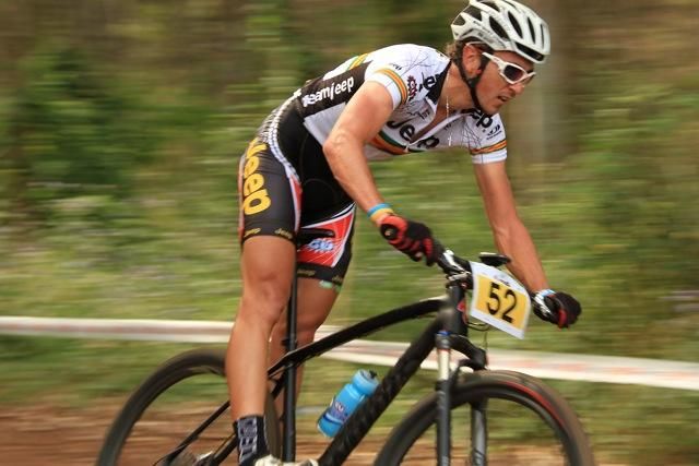 Brendon Davids (Jeep-Specialized) finished second overall and won the under 23 men's category