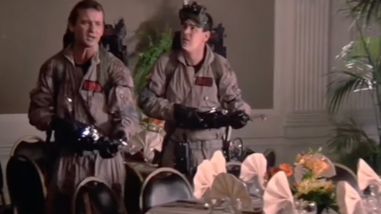 Bill Murray and Dan Aykroyd in Ghostbusters