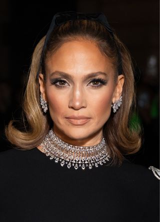 Jennifer Lopez attends the Valentino Haute Couture Spring/Summer 2024 show as part of Paris Fashion Week on January 24, 2024 in Paris, France