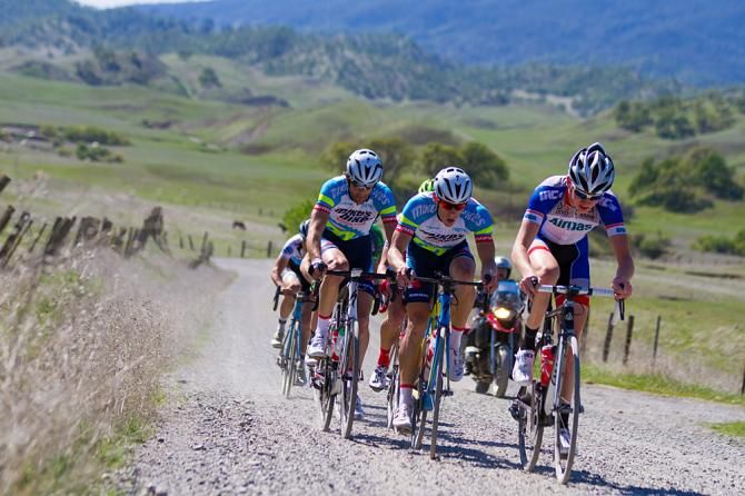 The first chase group including Roman Kilun and Chris Reikert of Mike's Bikes weren't far behind but never managed to bridge the gap to the leaders.