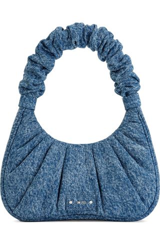 Gabbi Ruched Denim Hobo Bag