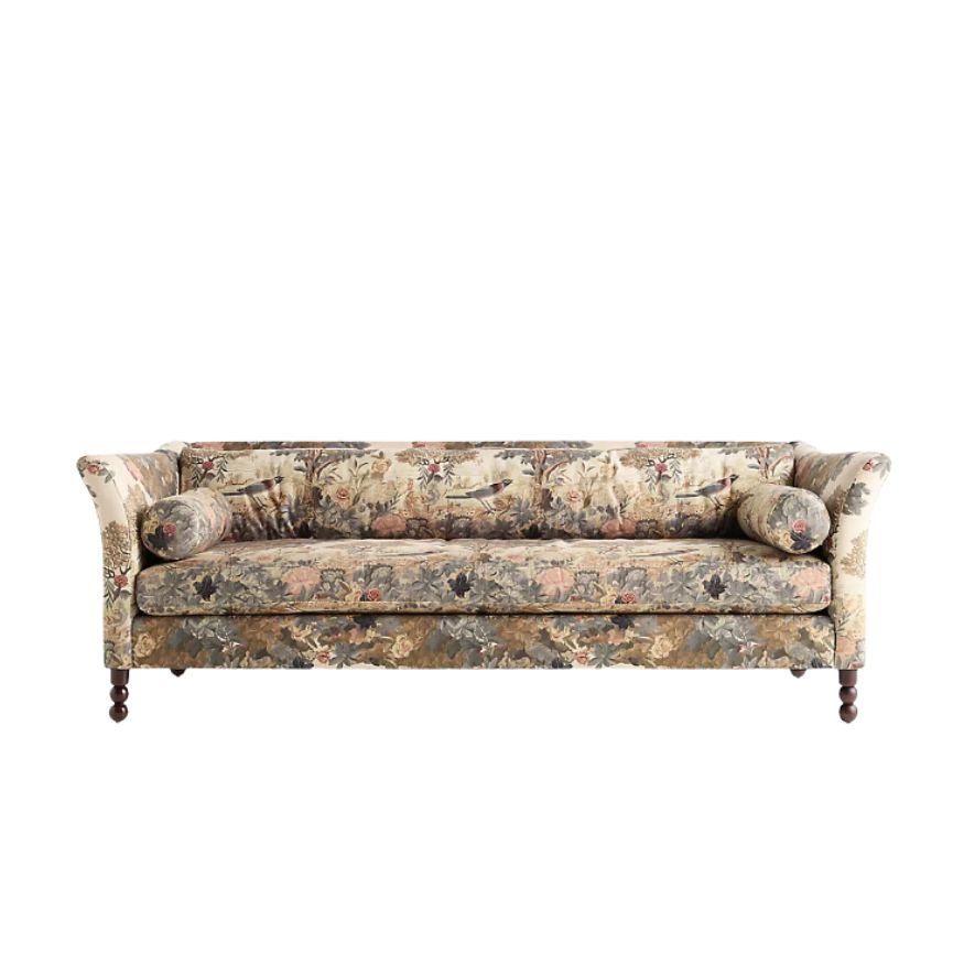 Floral sofa