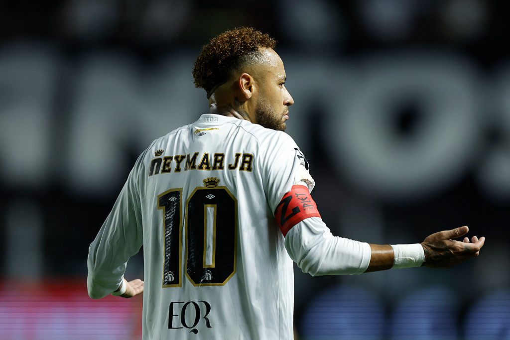 Neymar's spell back with Santos has been beset with injuries