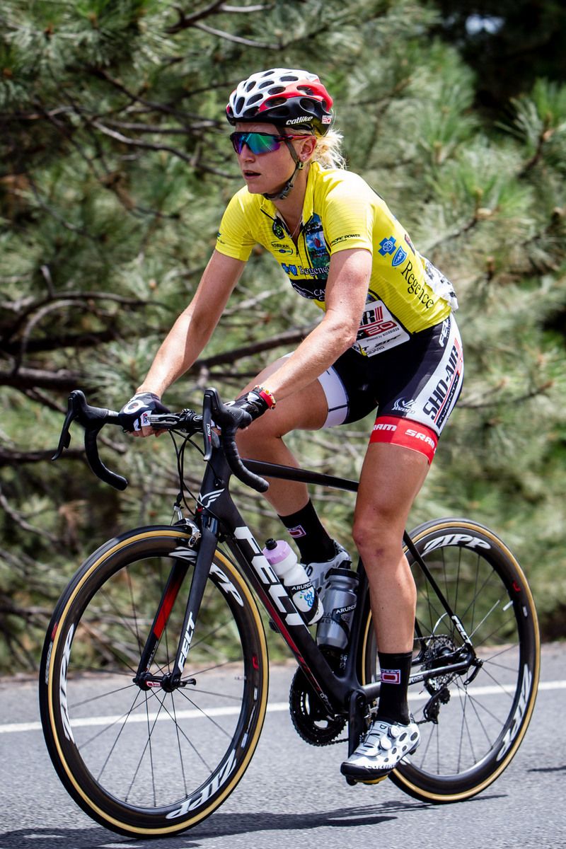 Allie Dragoo (Twenty20) was able to hold onto yellow through todays hard stage